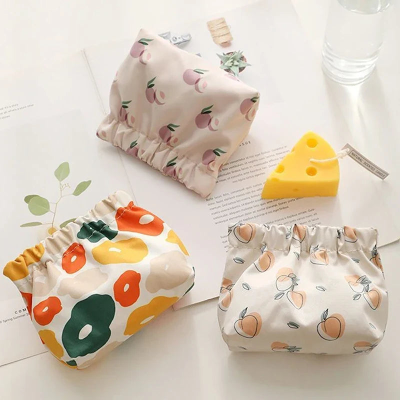 Cotton Tampon & Cosmetics Organizer Pouch | 5 Colors Organizer Pouch Qme