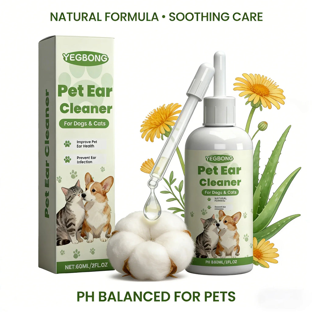 Pet Ear Drops – Gentle Earwax Cleaning & Odor Control Pet Ear Drops Qme