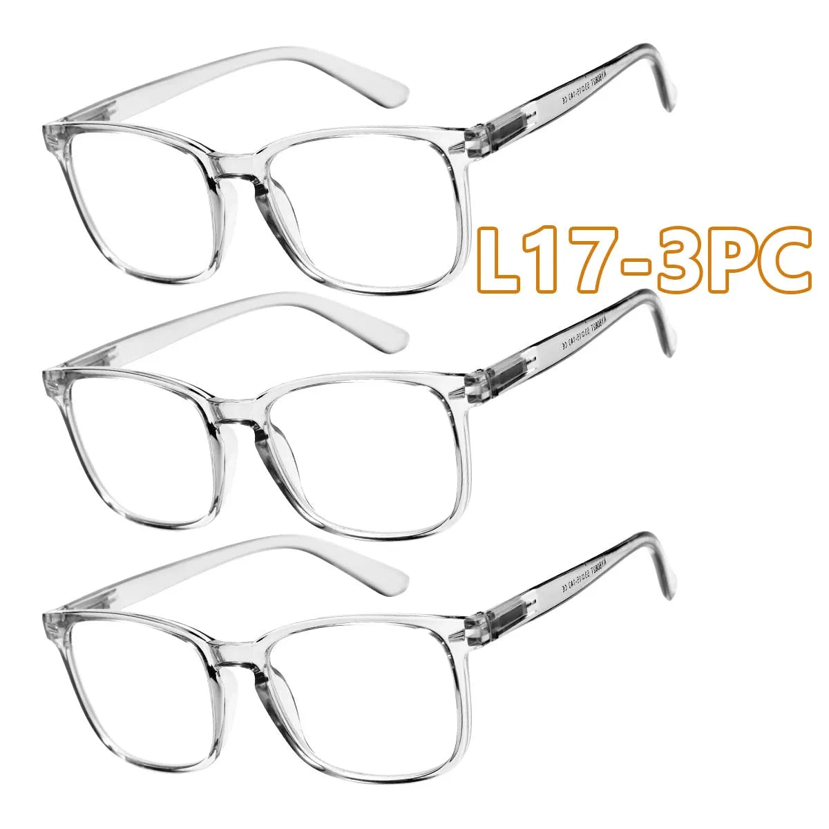 VOPHA Auto-Focus Reading Glasses – Anti-Blue Light Unisex Reading Glasses Qst 3PC-L17-Gray