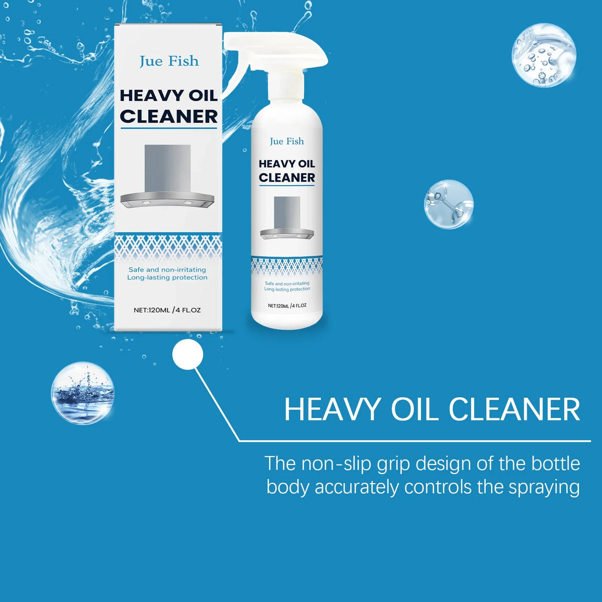 Multipurpose Heavy-Duty Foam Degreaser – Kitchen & Fabric Cleaner Foam Degreaser Cleaner Qme