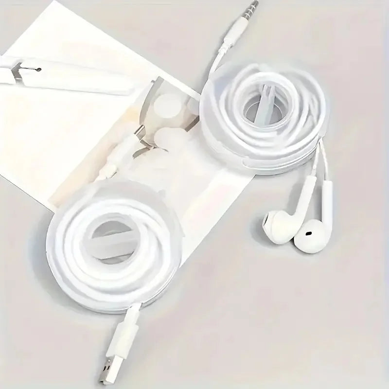 Telescopic USB Cable Organizer – Clear Circular Winding Tube 5pk Cable Storage Organizer Qme