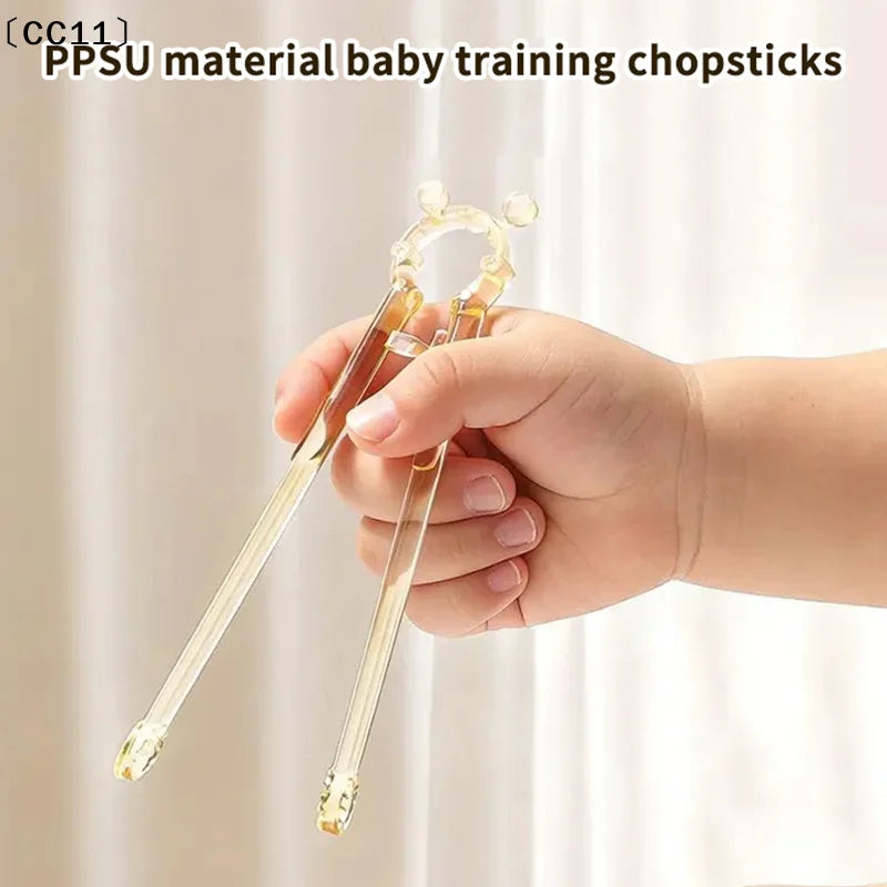 Kids Cartoon Training Chopsticks | Food-Safe PPSU + Storage Box Kids Training Chopsticks Qme
