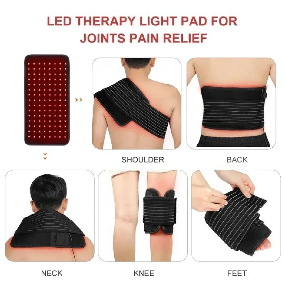 ZONGKUNG Red Light Therapy Pad 660nm 850nm Wearable Wrap Light Therapy Pad Qst