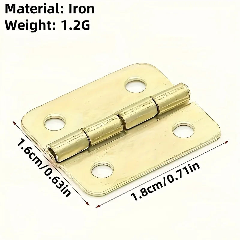 Mini Retro Decorative Hinges for Wooden Boxes & Jewelry Cases Decorative Mini Hinges Qme