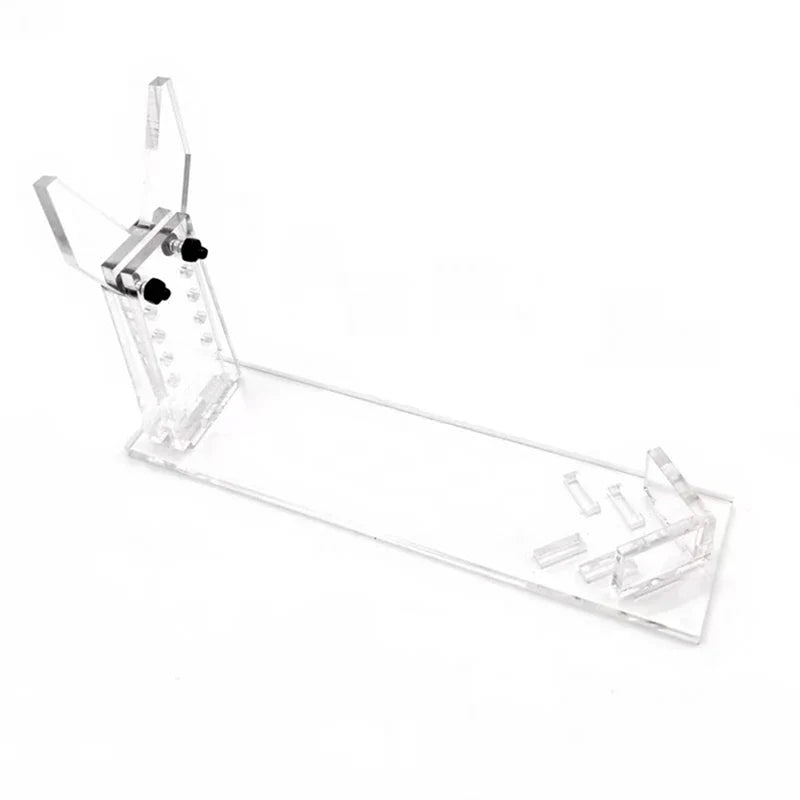 Clear Acrylic Hand Display Stand – 5-Gear Adjustable Rack Holder Figure Display Stand Qme