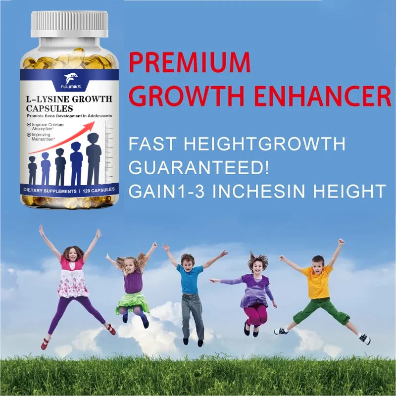 Fulimiks L-Lysine Capsules – Immune & Connective Tissue Support Amino Acid Supplement Qst