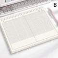 B5 Spiral Notebook 60 Sheets – Waterproof PP Cover & Flat Lay Spiral Notebook Qme B
