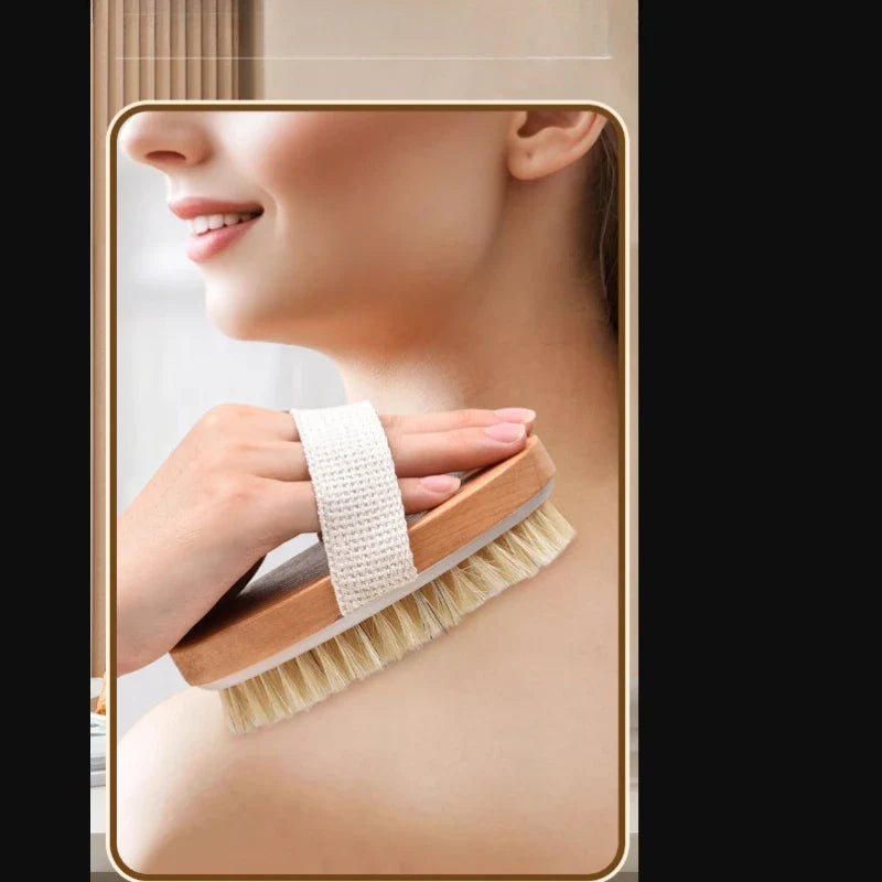 Gentle Care Body Brush – Exfoliating Massager for Smooth Skin Body Exfoliating Brush Qme