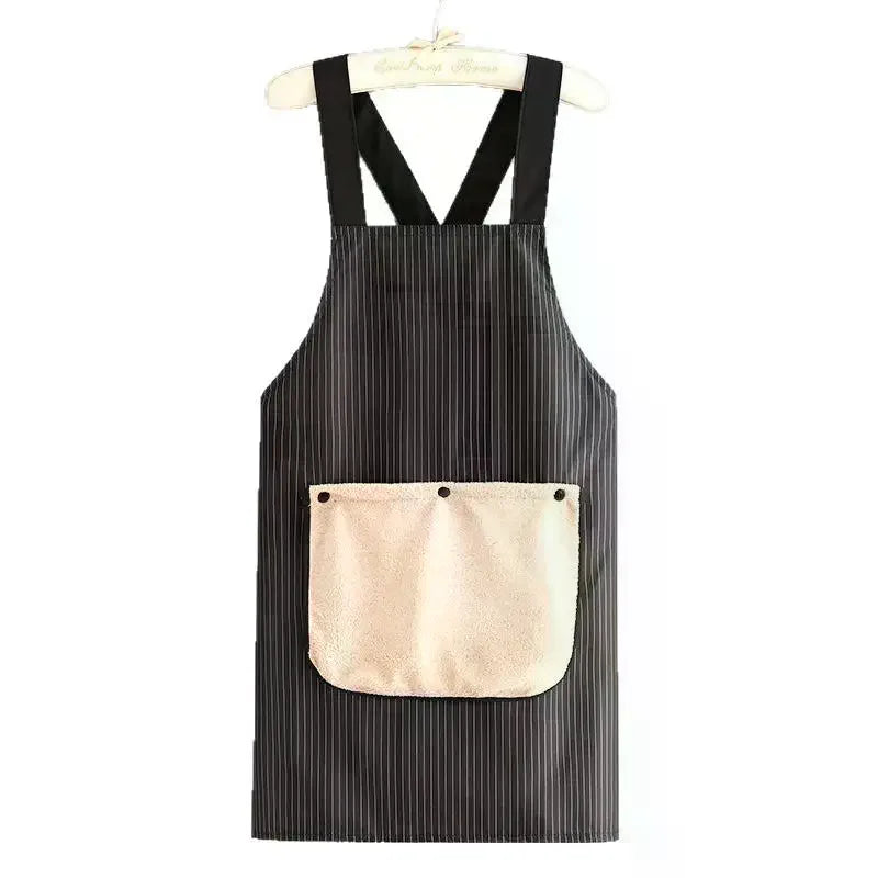 Oil-Proof Waterproof Cooking Apron for Men & Women | Cotton Kitchen Apron Qme