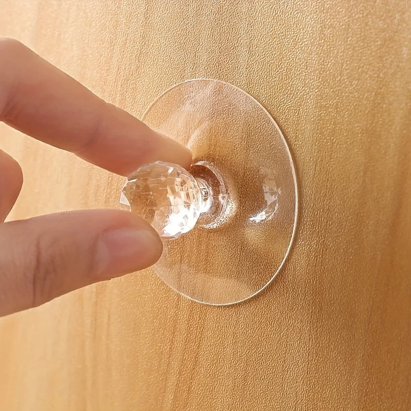 Self Adhesive Cabinet Drawer Handle – No Drill Transparent Adhesive Cabinet Handle Qme
