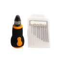 Mini Hand Drill with Twist Bits – Portable Carbon Steel Tool Manual Hand Drill Qme black