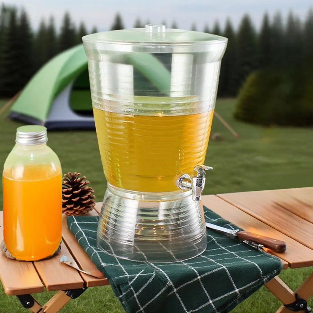 Large 10L Countertop Drink Dispenser with Faucet | Qme Beverage Dispenser Qme