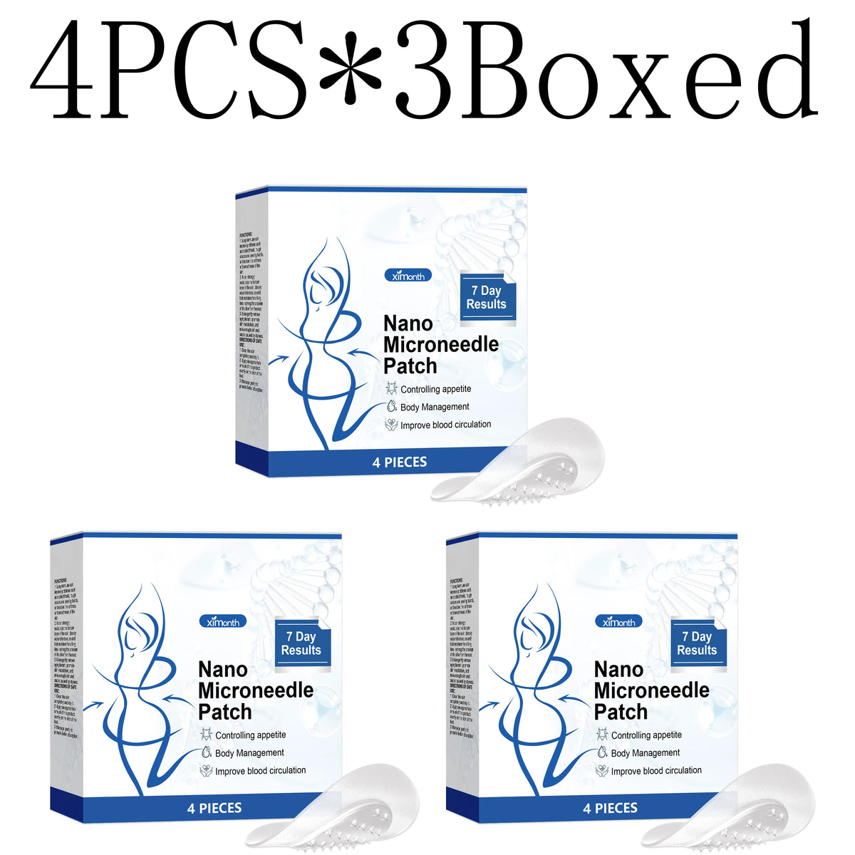 Ximonth Firming Body Care Patch – Nourishing & Breathable Body Care Patch Qst 4PCS X 3Boxed