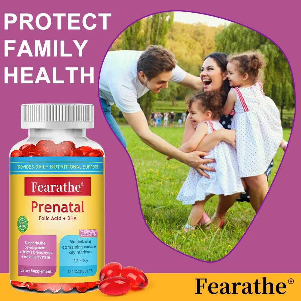 Prenatal Multivitamin Biotin & Folic Acid – 120 Capsules Prenatal Multivitamin Qst