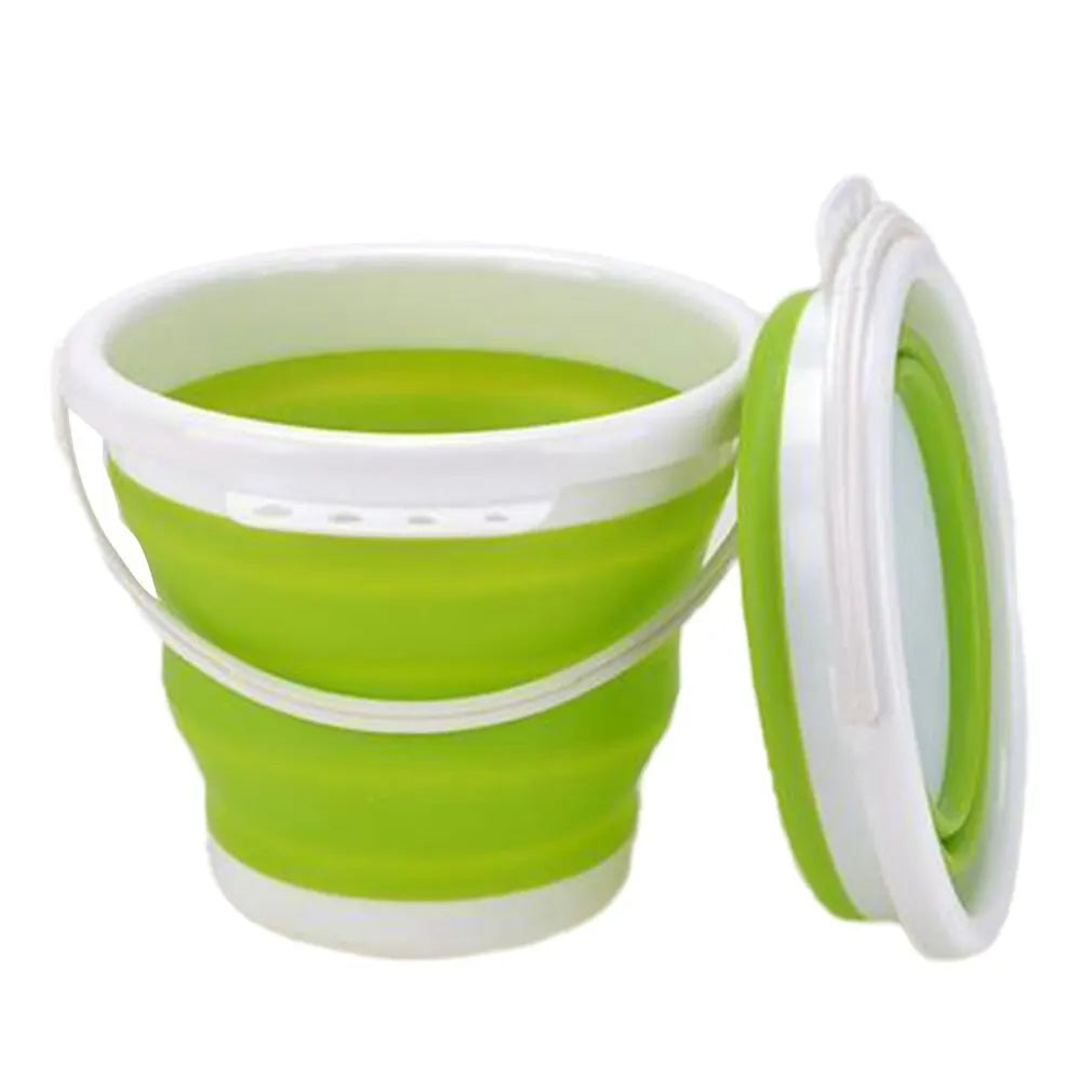 Collapsible Folding Bucket – Fishing, Car Wash & Camping Collapsible Bucket Qme