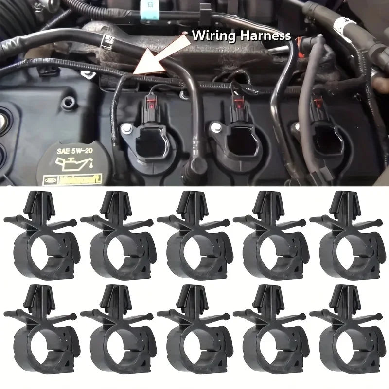 Black Plastic Automotive Wire Harness Fasteners & Clamps Wire Harness Clamps Qme