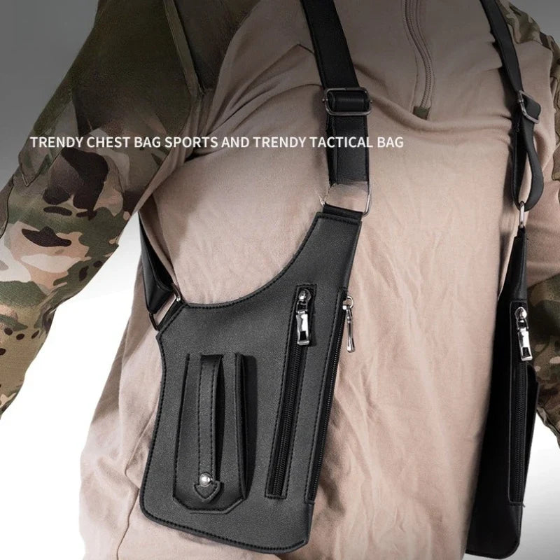 Men's Retro Underarm Satchel – Multi-functional Outdoor Bag Men's Shoulder Satchel Qme