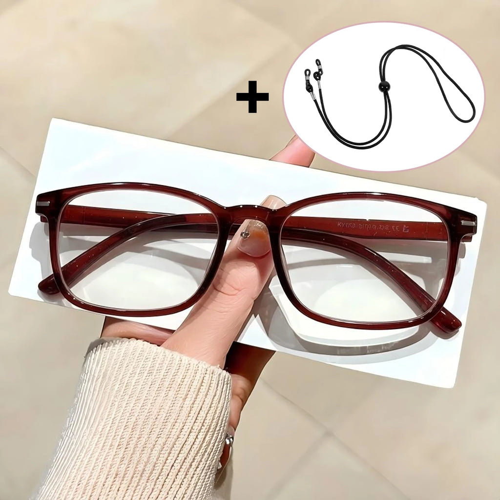 VOPHA L10 Auto Focus Blue Light Blocking Reading Glasses Reading Glasses Qst Red