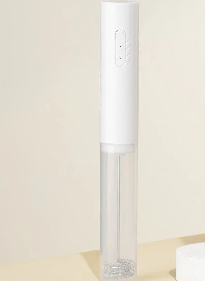 ZARTSEN Rechargeable Handheld Milk Frother & Mini Whisk Handheld Milk Frother Qst White