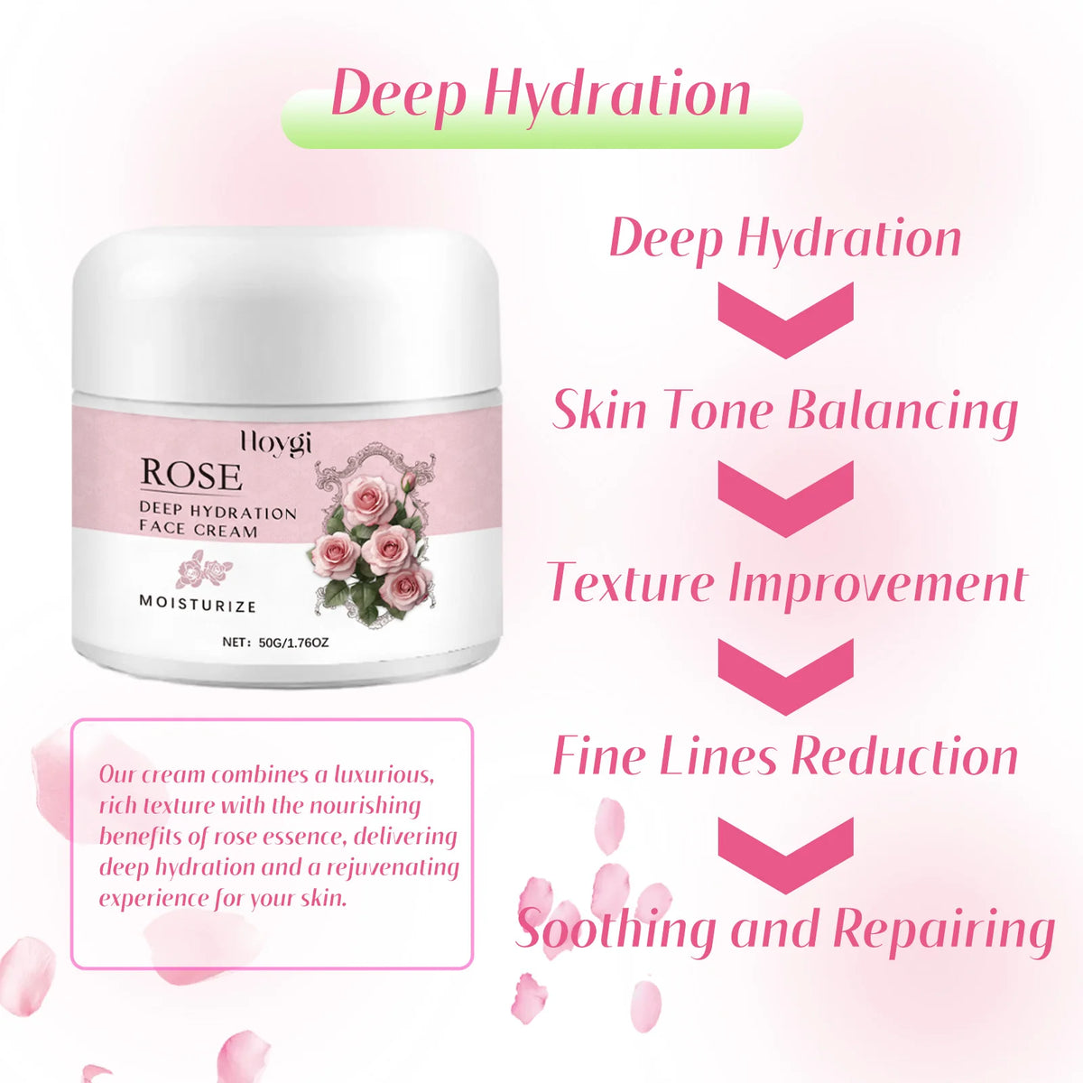 Hoygi Hydrating Face Serum Set – Pore Refining & Brightening Face Skincare Set Qst