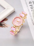 Women's Fashion Versatile Watch | 3 Colors – Qme Women's Fashion Watch Qme Pink No
