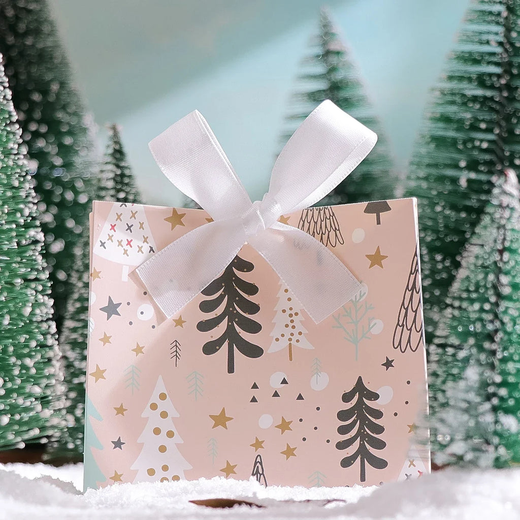 10-Pack Christmas Mini Gift Boxes & Holiday Bags | Assorted Patterns Christmas Gift Boxes Qme