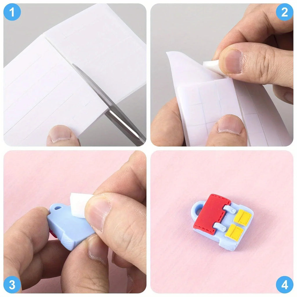 Double-Sided Foam Adhesive Dots & Squares | Pre-Cut DIY Tape Foam Craft Adhesive Qme