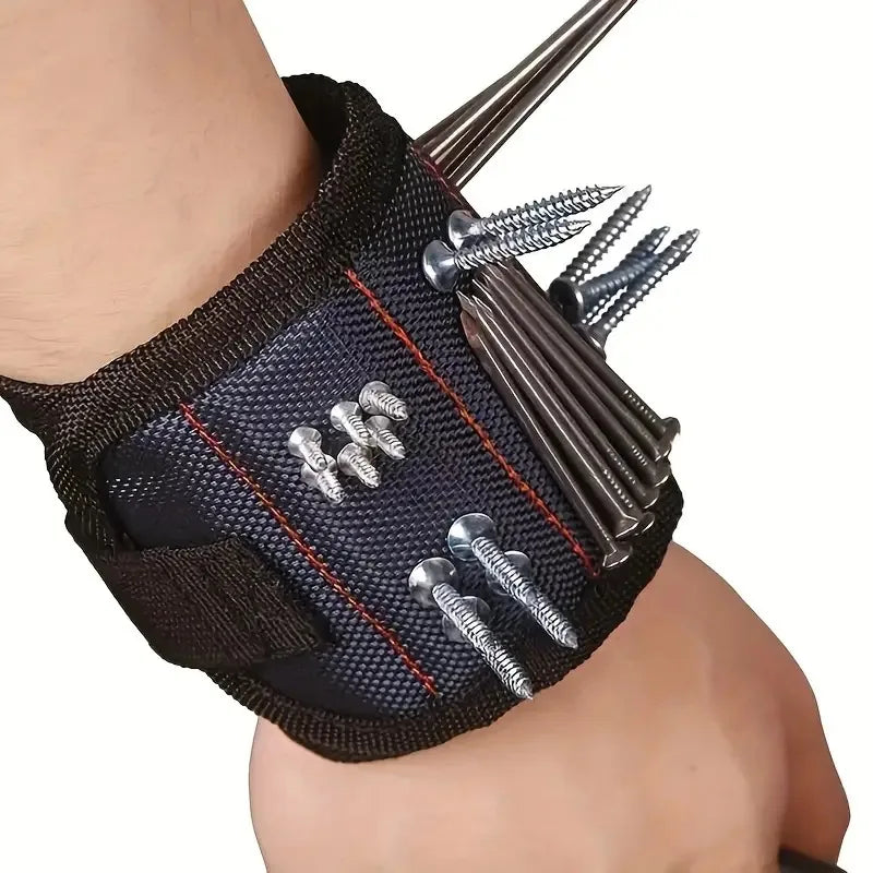 Magnetic Wrist Strap – Screw & Parts Holder for DIY Work Magnetic Wrist Strap Qme
