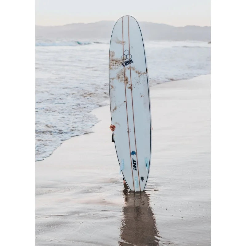 Surfing Beach Canvas Wall Art – Ocean Waves Summer Poster Canvas Wall Art Qst 9 40x50cm Unframed
