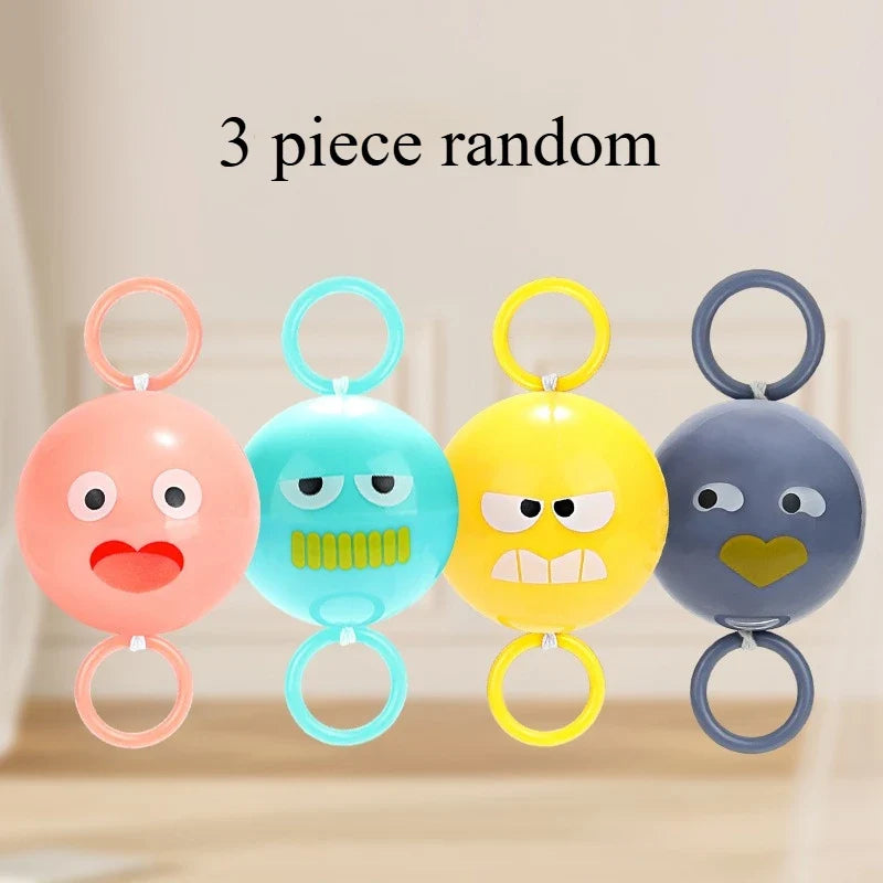 LED Luminous Whistle Flying Ball Toy – Rotating Cable Light LED Spinning Toy Qme 3 piece random