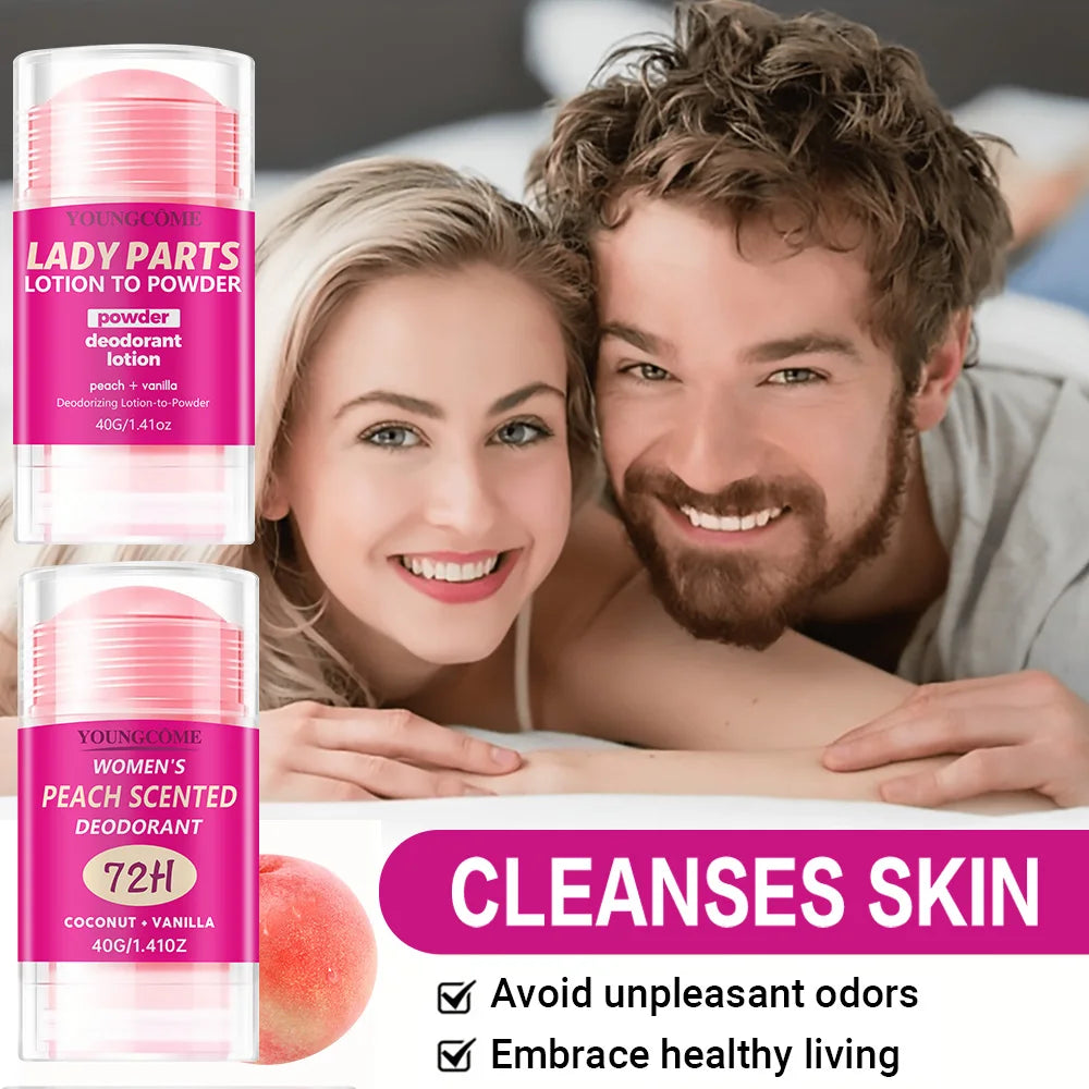 YOUNGCOME Peach Scented Antiperspirant Deodorant Stick Women Antiperspirant Deodorant Qst