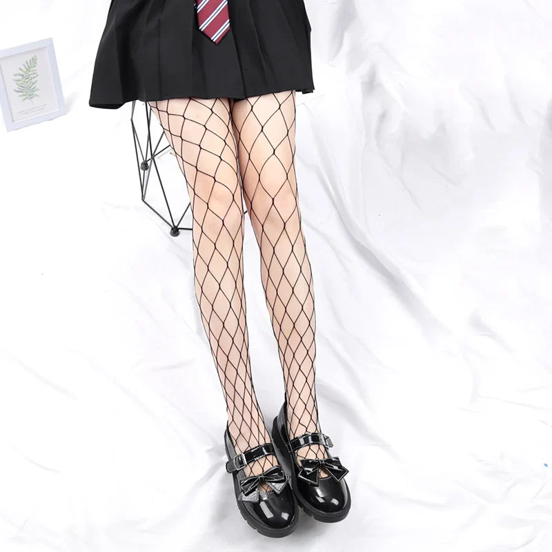 Women's Hollow Out Fishnet Body Stockings – 4 Colors | Qme Fishnet Body Stocking Qme XL