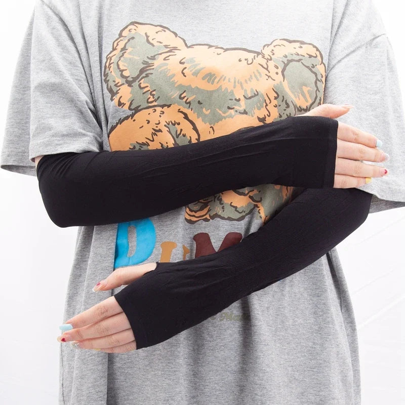 UV Sun Protective Arm Sleeves – Breathable Quick Dry Gloves UV Arm Sleeves Qme