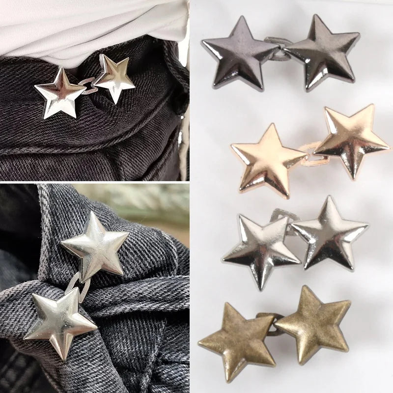 Adjustable Invisible Waist Buckle – Seamless Metal Clip Pair Waist Buckle Clip Qme