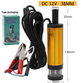 12V 24V DC Mini Submersible Pump – Aluminum Alloy, 12L/min Submersible Transfer Pump Qme 24V-Gold