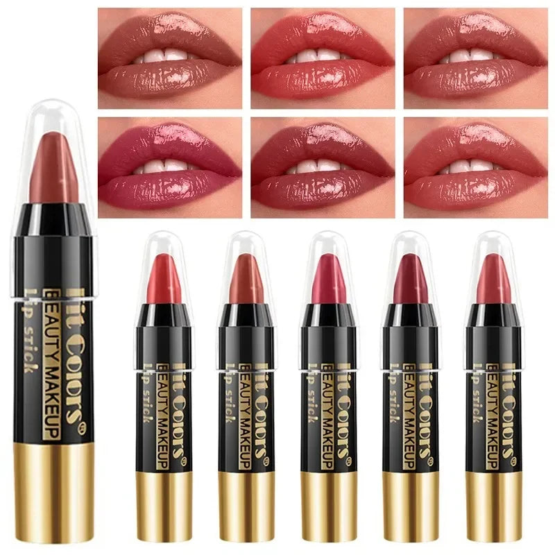 Qme Velvet Matte Tint Crayon Lipstick – Moisturizing, Waterproof Crayon Lipstick Qme
