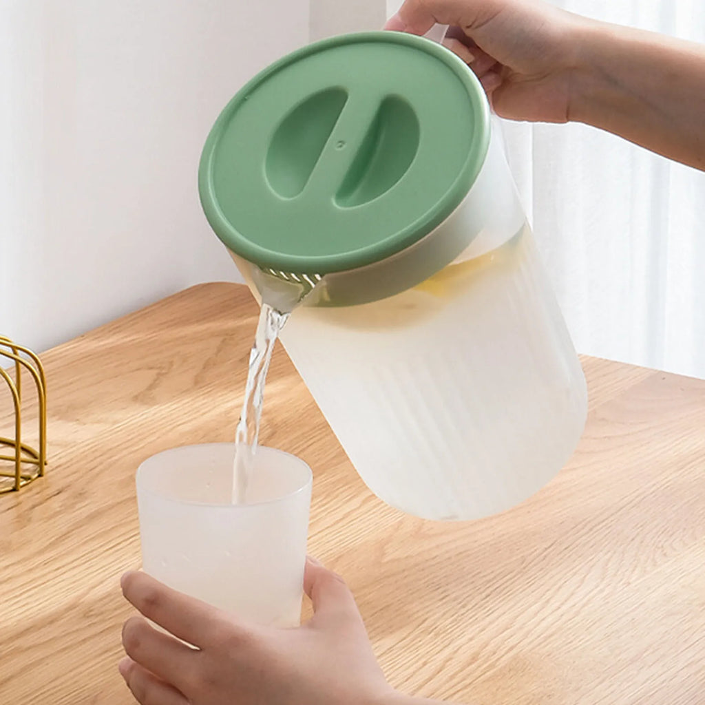 2.7L Large Capacity Plastic Water Pitcher with Lid | Qme Water Pitcher Qme
