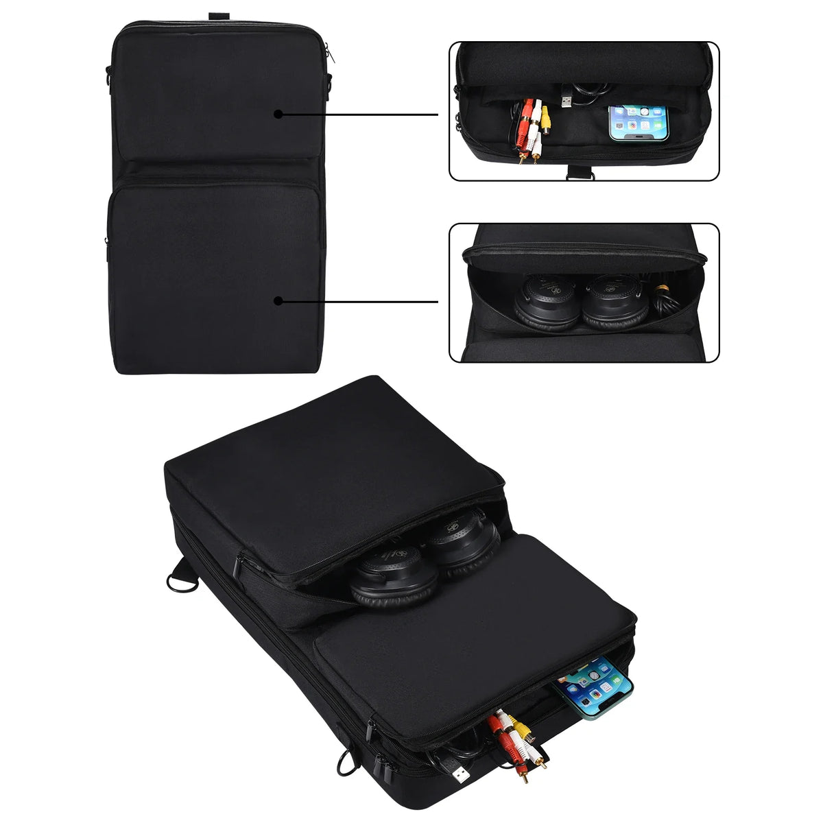 DJ Controller Padded Bag – Pioneer DDJ-400 & FLX4 Case DJ Controller Bag Qme