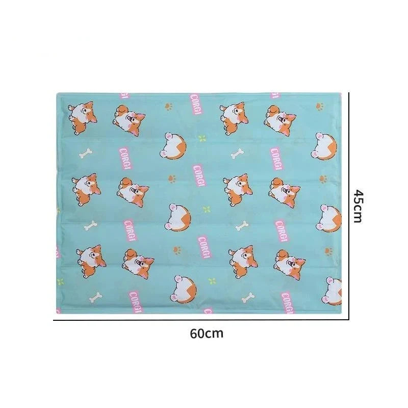 Pet Cooling Gel Mat for Dogs & Cats – Waterproof Reusable Pet Cooling Mat Qme A12