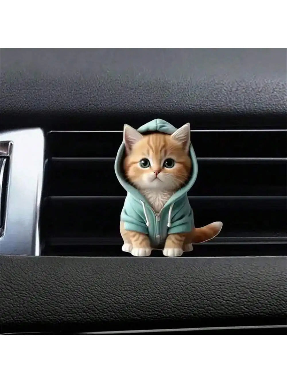 Cartoon Car Air Vent Fragrance Clip & AC Outlet Decor Car Vent Freshener Qme green