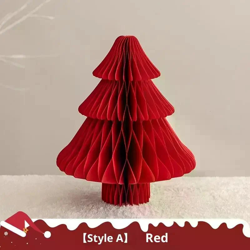 3D Honeycomb Ball Christmas Tree Ornament – Folding Paper Christmas Ornament Qme