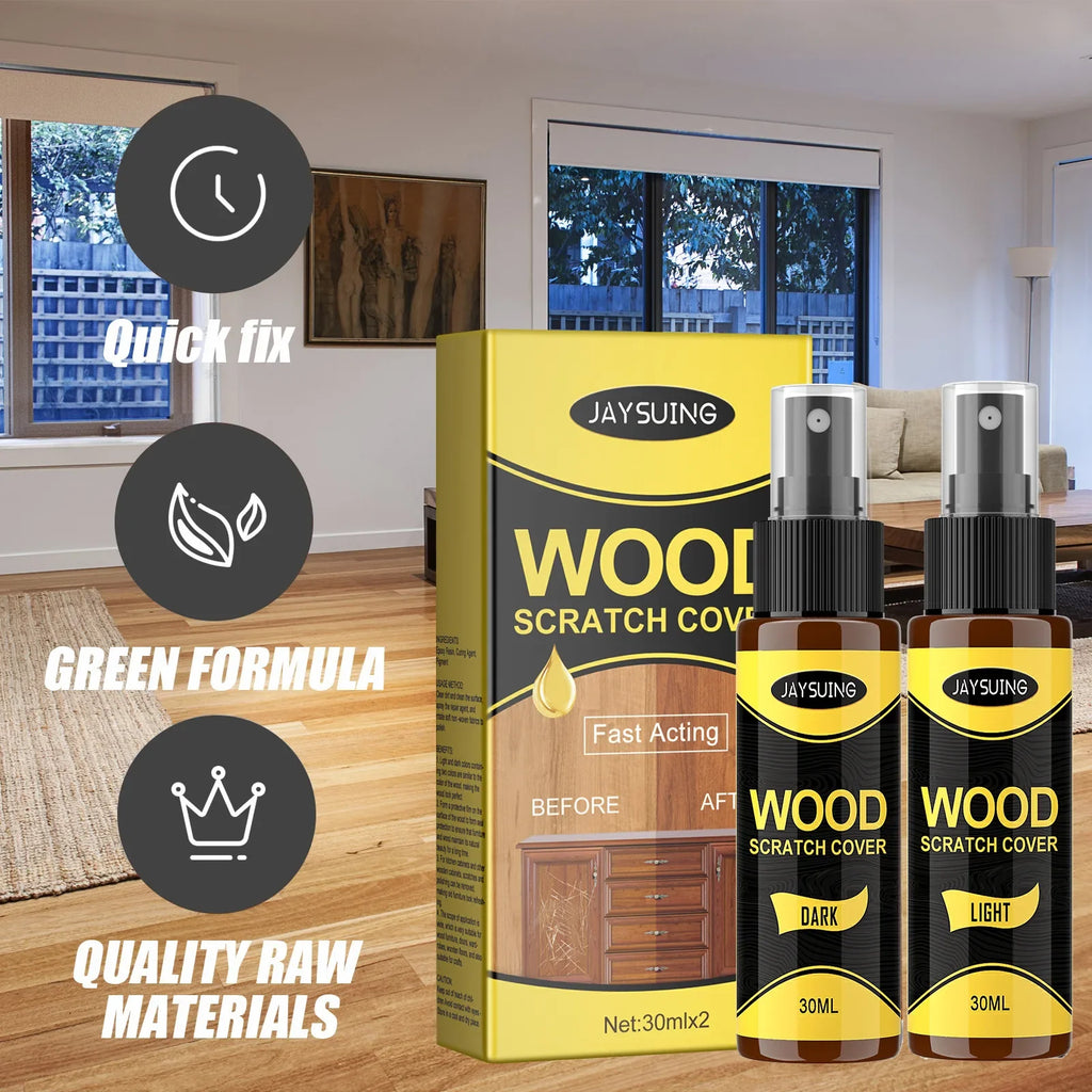 Wood Scratch Repair Kit – Floor Gap Filler & Beeswax Polish Wood Repair Kit Qme