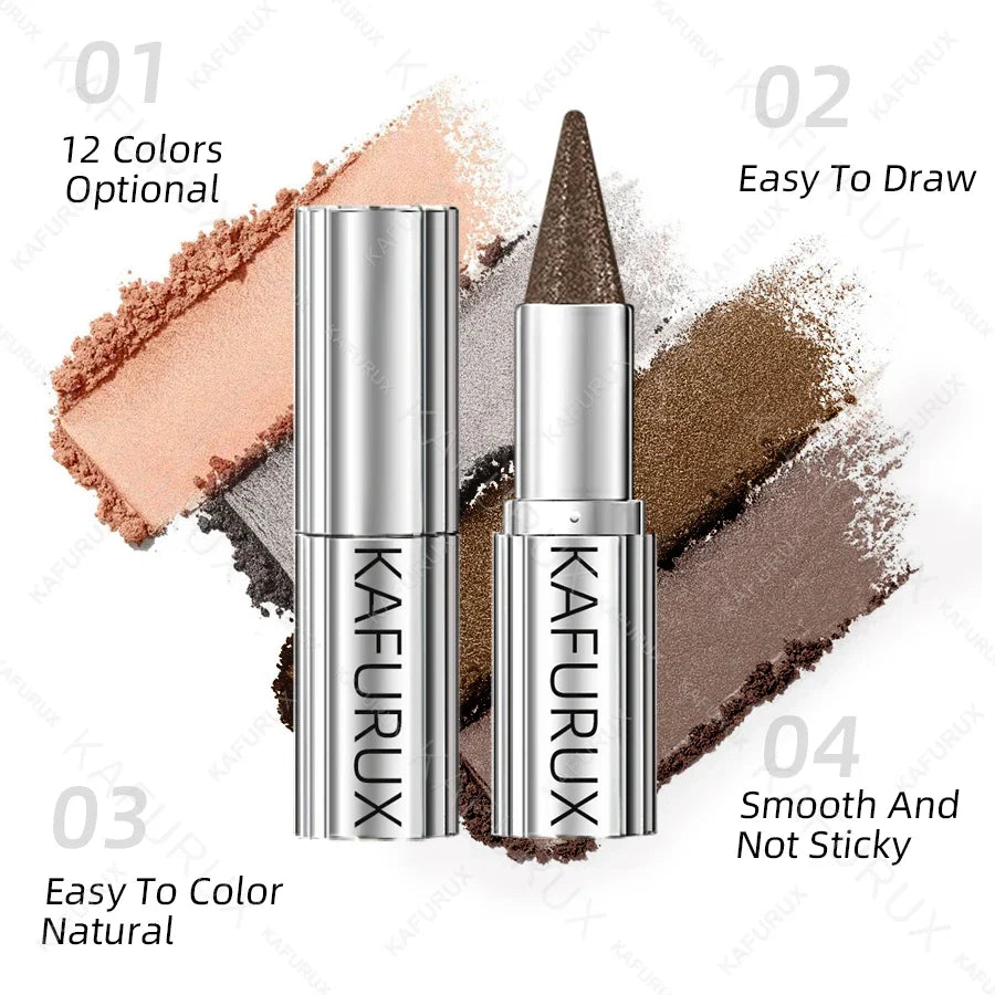 Metallic Waterproof Eyeshadow Stick – Glitter Liner Pen Eyeshadow Liner Stick Qme