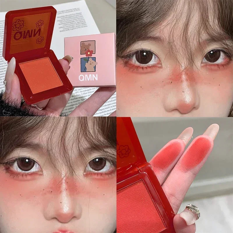 Monochrome Blush Palette – Tomato Orange Blusher Powder Blush Powder Palette Qme