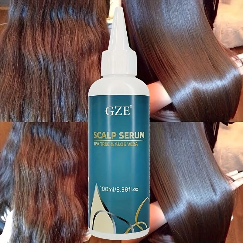 GZE Tea Tree & Aloe Vera Scalp Serum Leave-In Conditioner Scalp Serum Qme