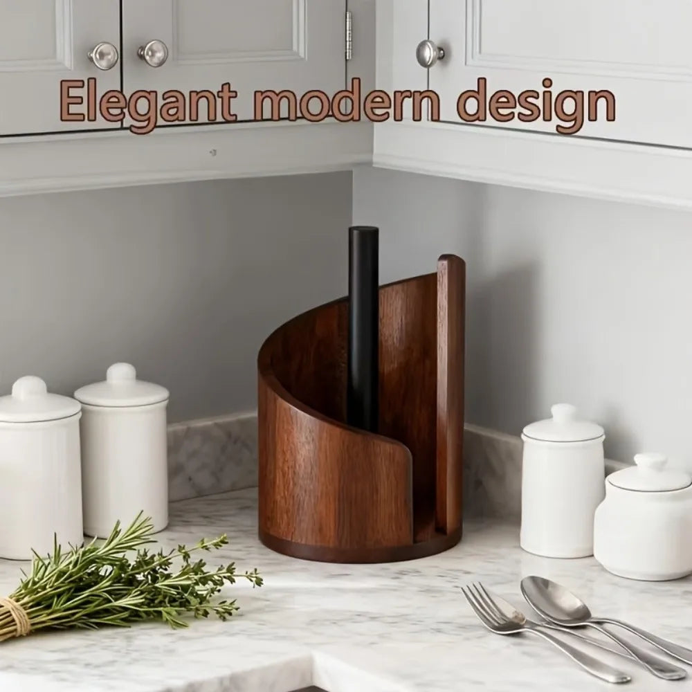 Farmhouse Countertop Tissue Holder | Rustic Wood Kitchen Decor Countertop Tissue Holder Qme