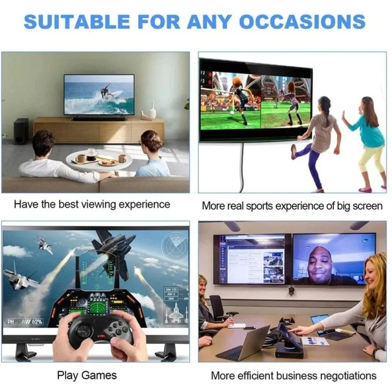 DisplayPort to HDMI Adapter Cable 4K Male to Female Display Cable Adapter Qme