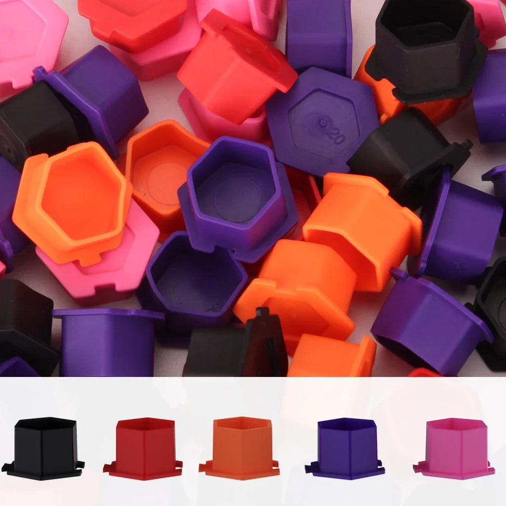Disposable Silicone Tattoo Ink Cups – 200pc Pigment Holder Tattoo Ink Cups Qme