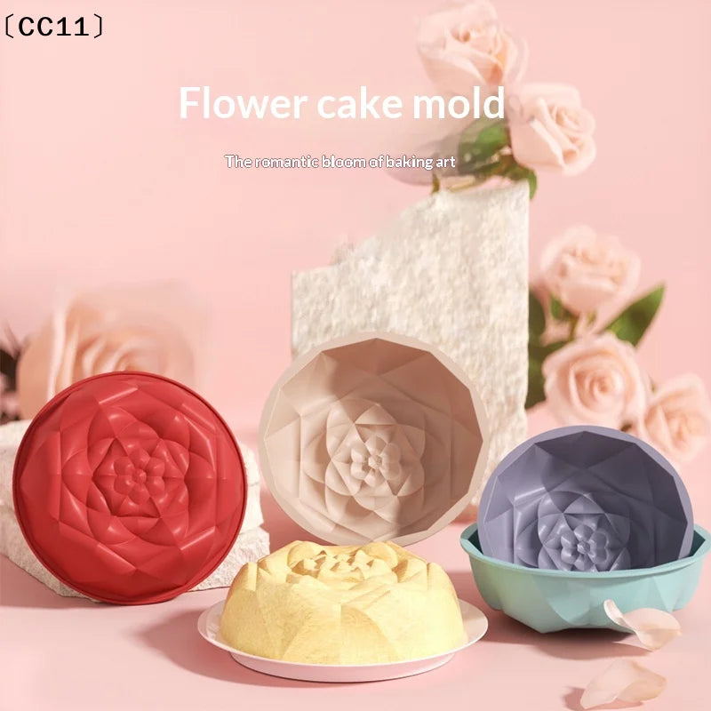 Charlotte Cake Pan Silicone Nonstick Round Baking Mold – 6 Inch Silicone Cake Mold Qme