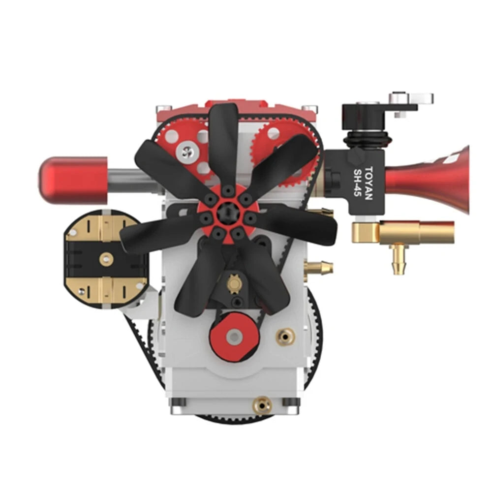 TOYAN FS-L400 Mini Four-Stroke Water-Cooled Nitro Engine Kit Model Engine Kit Qst
